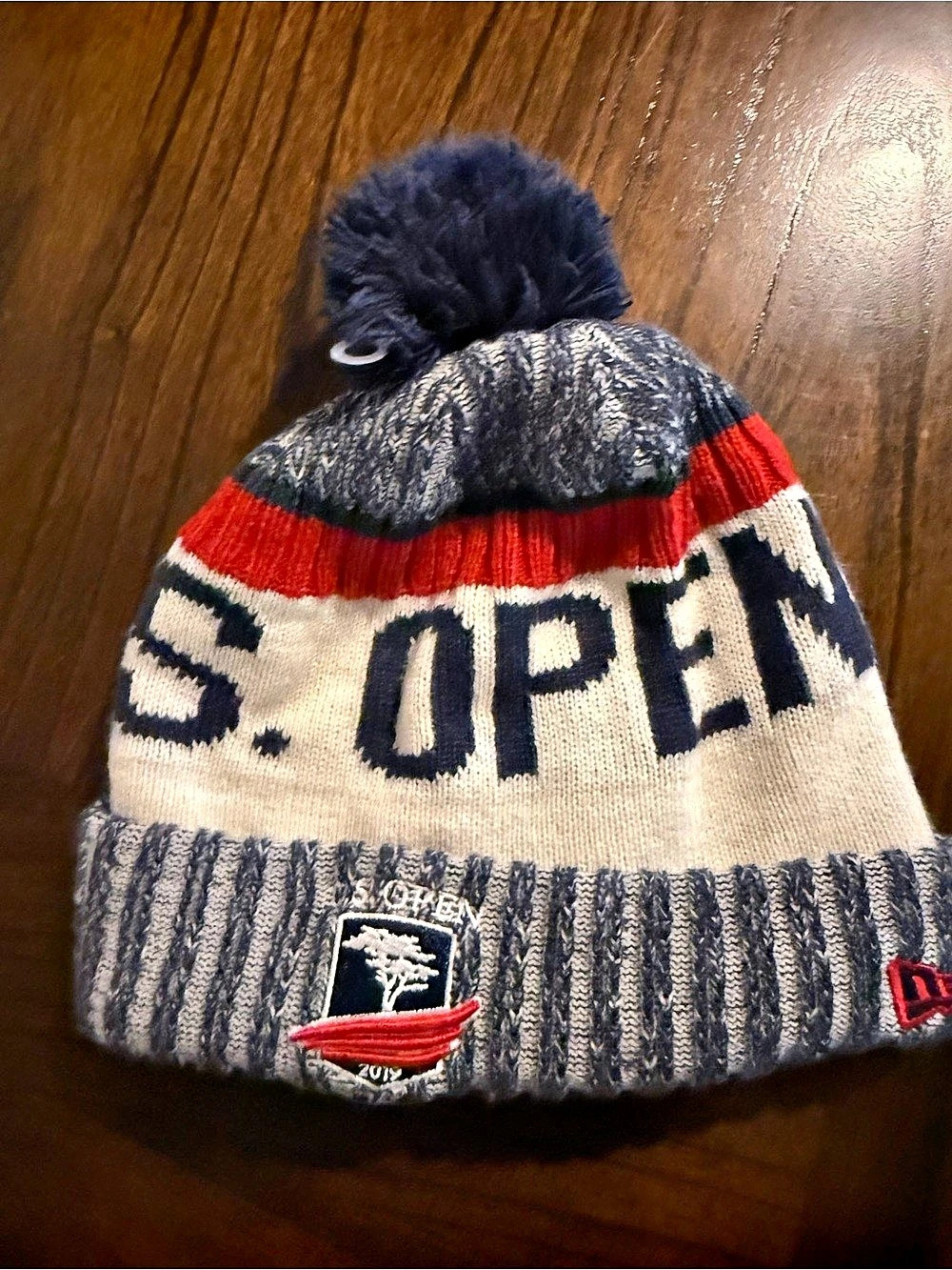 New Era US Open 2019 Pom-Pom Knit Beanie
